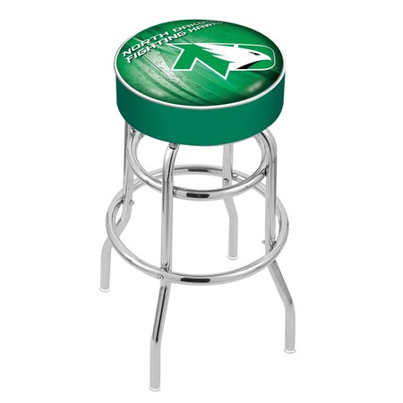 Holland Bar Stool Co 30" North Dakota Cushion Seat, 2-Ring Chrome Swivel Bar Stool L7C130NorDak-D2